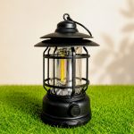 Rechargeable LED Camping Lantern (Light) —Vintage Style