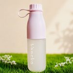 Kencko Frosted Reusable Water Bottle with Carry Loop